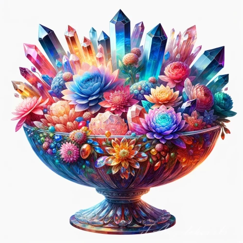 DALLE-2024-02-10-14.33.36---Create-an-image-of-a-very-beautiful-crystal-bowl-filled-with-various-colored-crystals-and-crystal-flowers-showcasing-a-unique-and-captivating-beauty.webp