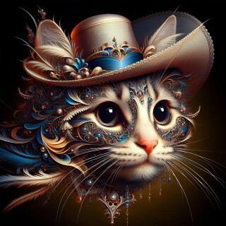 Caprice-of-Colors-The-Enchantment-of-a-Cats-Hat