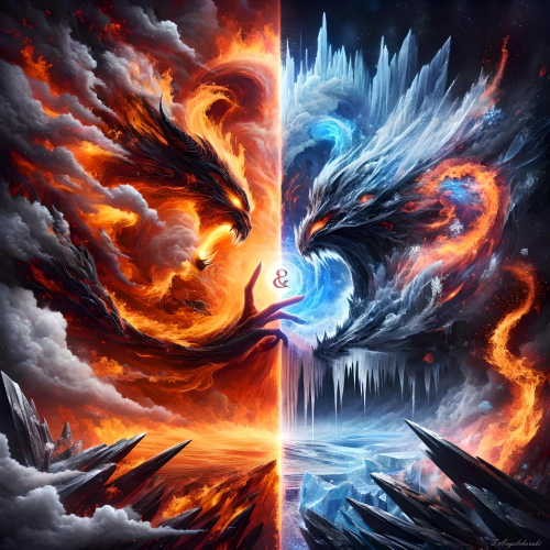 The Clash of Fire and Ice