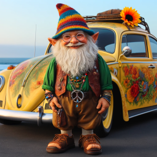 The-Enchanting-Elderly-Gnome-and-the-Sunny-VW-Beetle