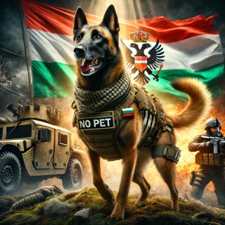 DALLE-2024-06-16-10.18.59---A-majestic-scene-of-a-Belgian-Malinois-dog-in-a-military-setting.-The-dog-is-depicted-in-an-alert-and-proud-stance-wearing-tactical-gear-that-highlig