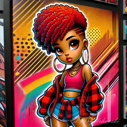 DALLE-2024-06-22-22.04.16---A-vibrant-cartoon-illustration-of-a-young-black-girl-with-fiery-red-hair-exuding-hip-hop-style.-She-stands-confidently-her-attire-a-mix-of-street-fa.webp