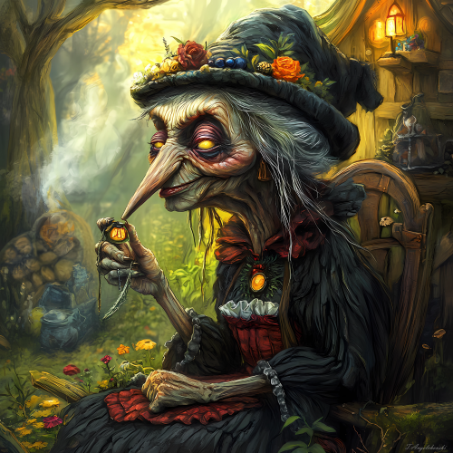 Baba Yaga in the Autumn Forest – The Wisdom of the Ages