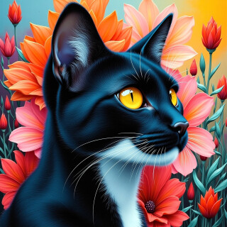 Floral-Harmony-The-Cats-Gaze