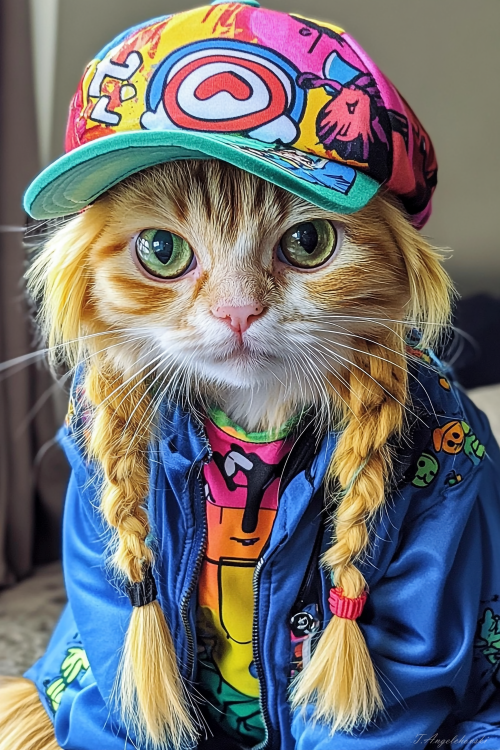 Stylish-Cat-with-Golden-Braids.png