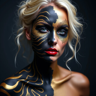 Black-and-Gold-Harmony-The-Fusion-of-Art-and-Beauty