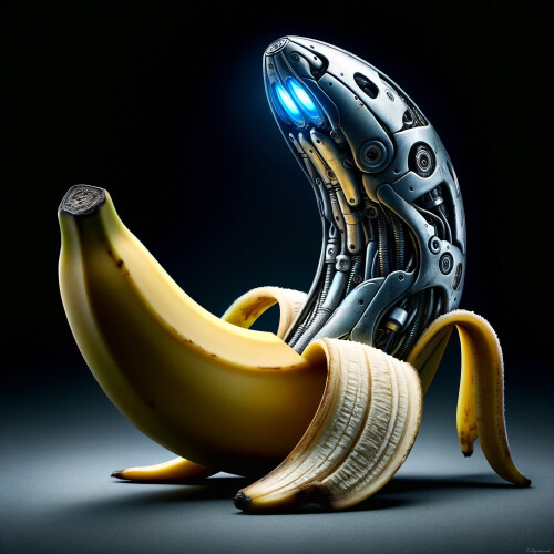 DALLE-2024-03-04-12.58.44---In-this-striking-composition-the-familiar-form-of-a-banana-transcends-its-organic-roots-evolving-into-a-mechanical-marvel.-The-smooth-reflective-me.jpeg